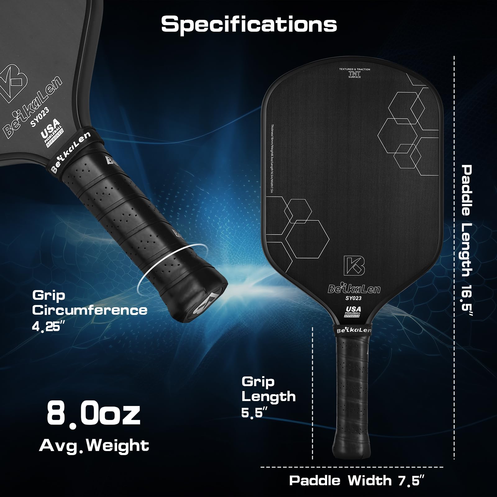 KeNalu Wiki74カーボンファイバーパドル Amazon | PACIFIC PADDLE LABS