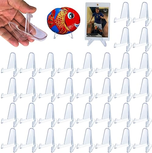 Miniatura 8 de Soporte de monedas 50 PCS 1.4 "Soportes acrílicos para monedas de exhibición, medallas de desafío, fichas de casino