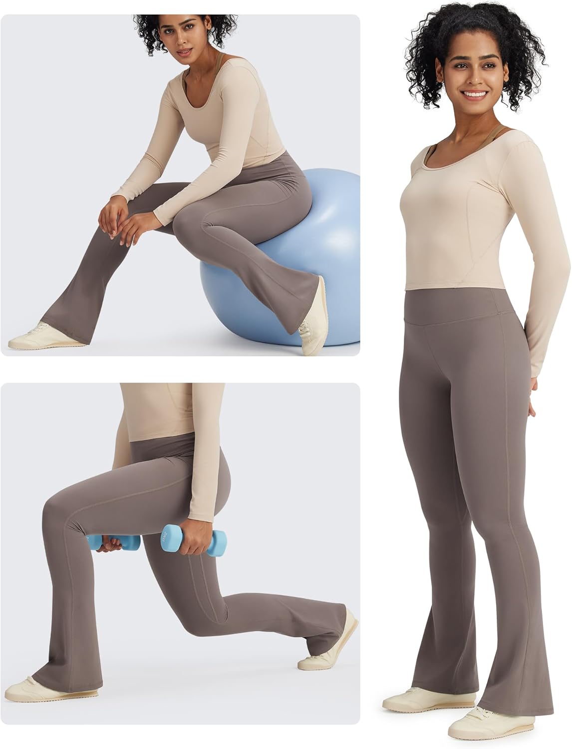 G4Free BareFeel Yoga Pants Women High Waisted Flare Leggings Soft Bootcut Wide Leg Flared Pants 29"/31"/33" - Image 5