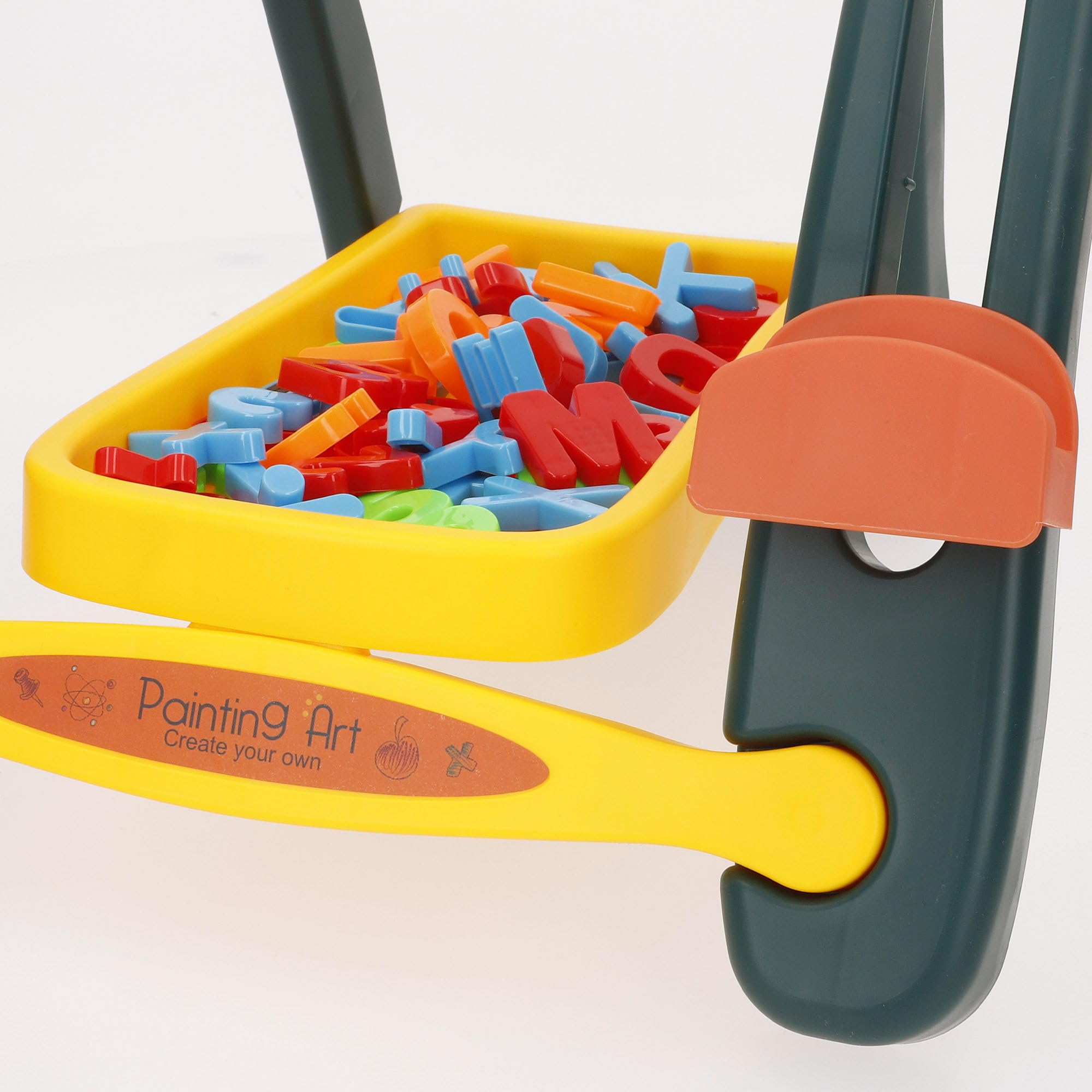 Pizarra Magnética 2 En 1 ColorBaby Good Idea – Con Letras, Números, Rotuladores Y Tizas, Altura Ajustable, ¡aprender Jugando Nunca Fue Tan Fácil!
