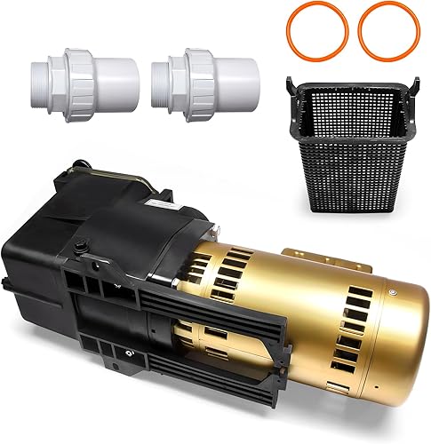 Miniatura 7 de W3SP2607X10 Super Pump - Bomba de piscina de 230 V, bomba de piscina de alta velocidad de 1 HP, repuesto de una sola velocidad para SP2607X10, se