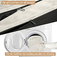 Vista 8 de Comfort Expression Orthopedic Dog Bed for Extra Large Dogs 42x30 Inch, Waterproof Supportive Egg Crate Foam XL Pet Bed with Removable Bolsters, Dog