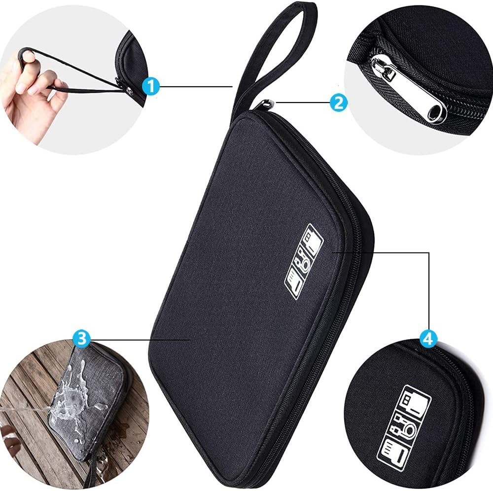 初回限定 ガジェットポーチ トラベルポーチ 旅行 出張 便利グッズ 薄型 防水 ケーブル 収納 小物入れ モバイルバッテリー 充電器 Sdカード イヤホーンコード 収納ポーチ 軽量ポータブル プレゼントとして適用 Apaesaoroque Com Br