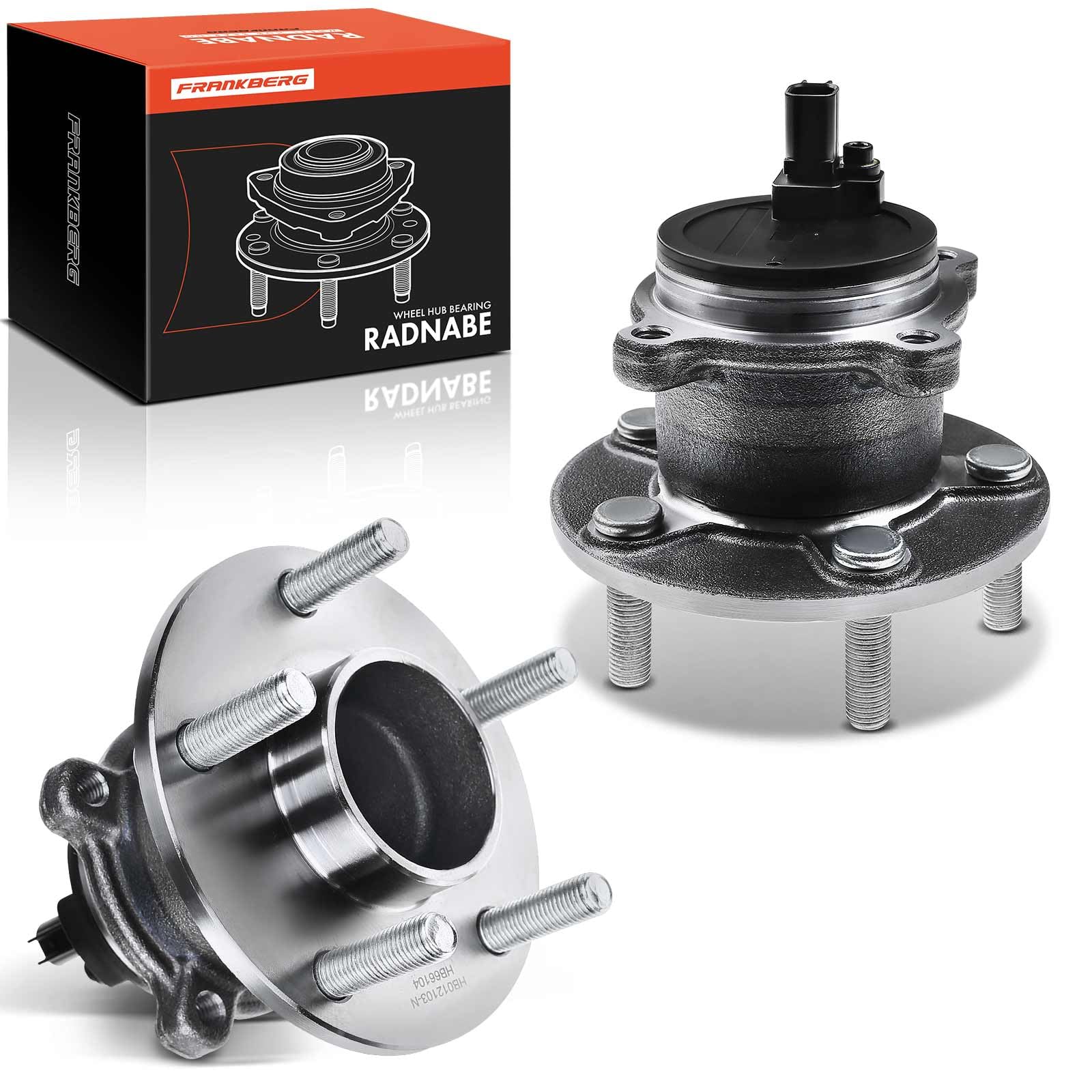 Frankberg 2 x mozzo ruota per asse posteriore C30 533 S40 II 544 V50 545 MW con ABS 2003-2012 30736885