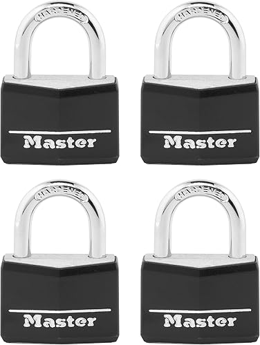 Miniatura 8 de Master Lock Candados cubiertos con llave cerraduras para exteriores paquete de 2 141T