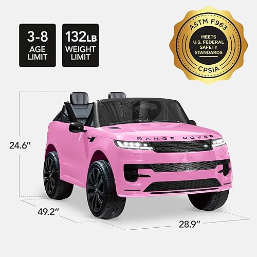 Miniatura 2 de Best Choice Products Camión eléctrico Range Rover Sport de 24 V con licencia de 2 plazas para niños con capacidad de peso de 132 libras, control