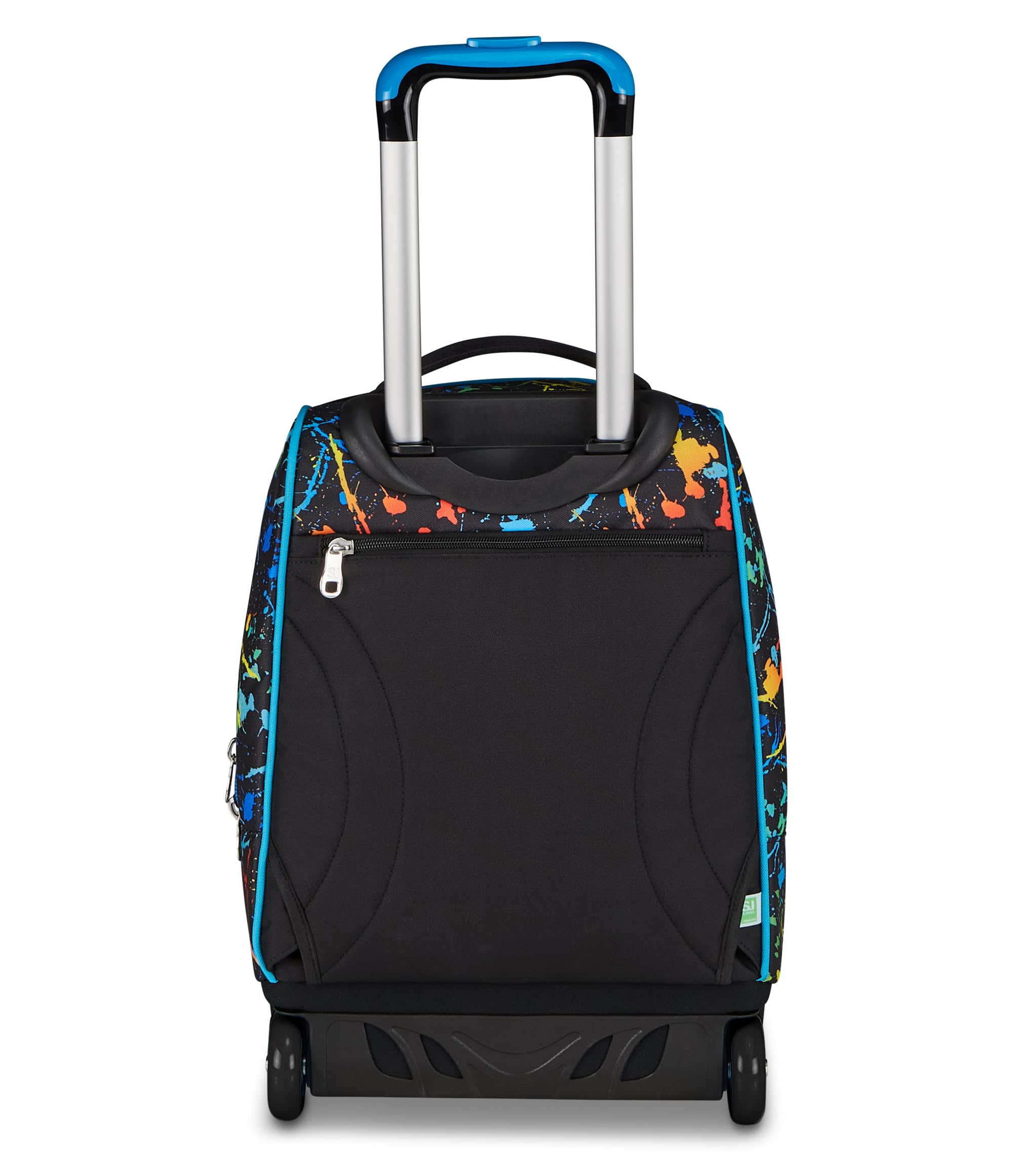 SJ GANG STYLE JAM GANG Big Trolley, 30 L, Doppio Scomparto, Spallacci a scomparsa, Doppio uso, Tasca frontale, Scuola elementare, Jet Black, Bambini, blu