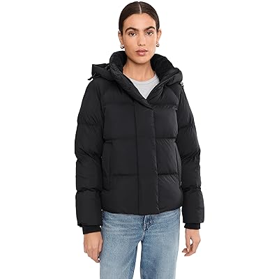 Levis Hooded Puffer Jacket black