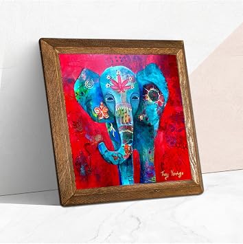 Pinecone Fil Ta  Duvar Tablosu - Ah ap  er eveli Ta  Tablo - 25x25 cm - Dekoratif Duvar Sanat  - Modern Ev ve Ofis Duvar Dekoru W1-214