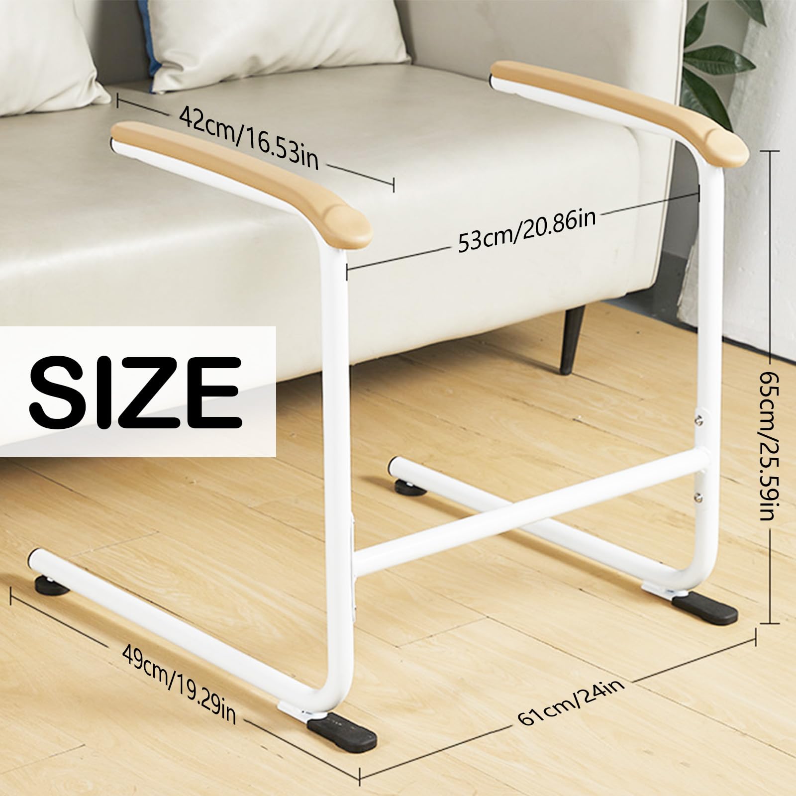 Ayuda Para Levantarse, Escalera Seguridad Asidero Para Personas Mayores Asidero Seguridad Ayuda Para Levantarse Riel Para Movilidad Sofá Asa Auxiliar 53cm Ancho 65cm Alto Capacidad Carga 150Kg