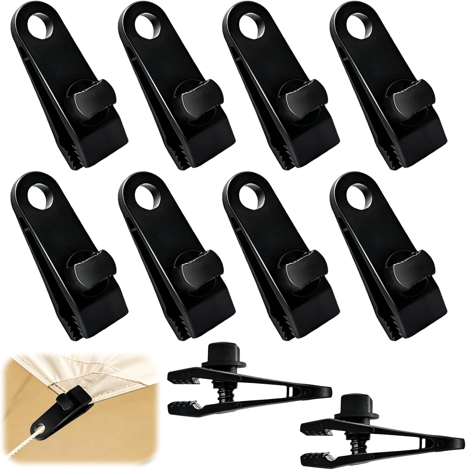 Clip per teloni di fissaggio, 10 PCS