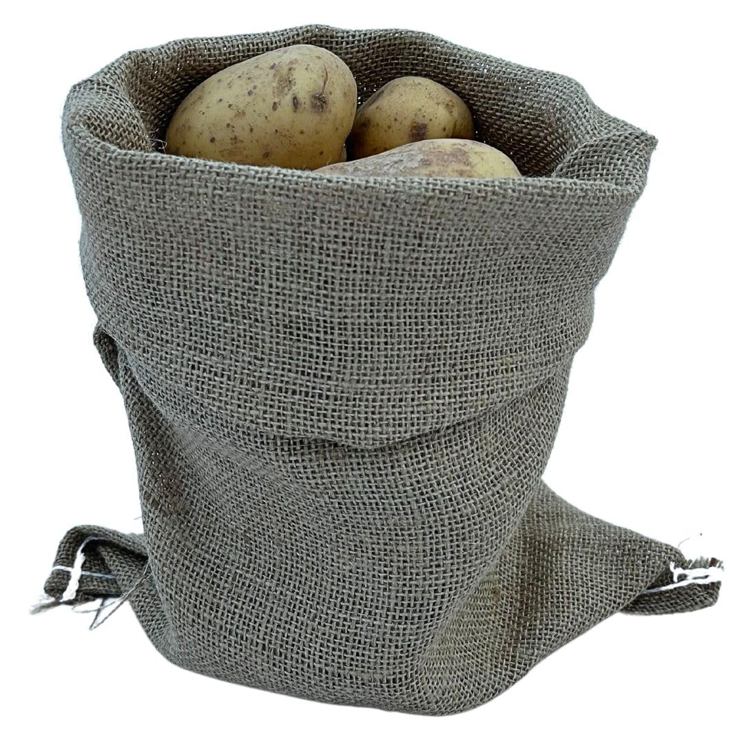 Bramley & Sage 30cm x 45cm 8.9oz Hessian Storage Sack (Various Quantities) (5)