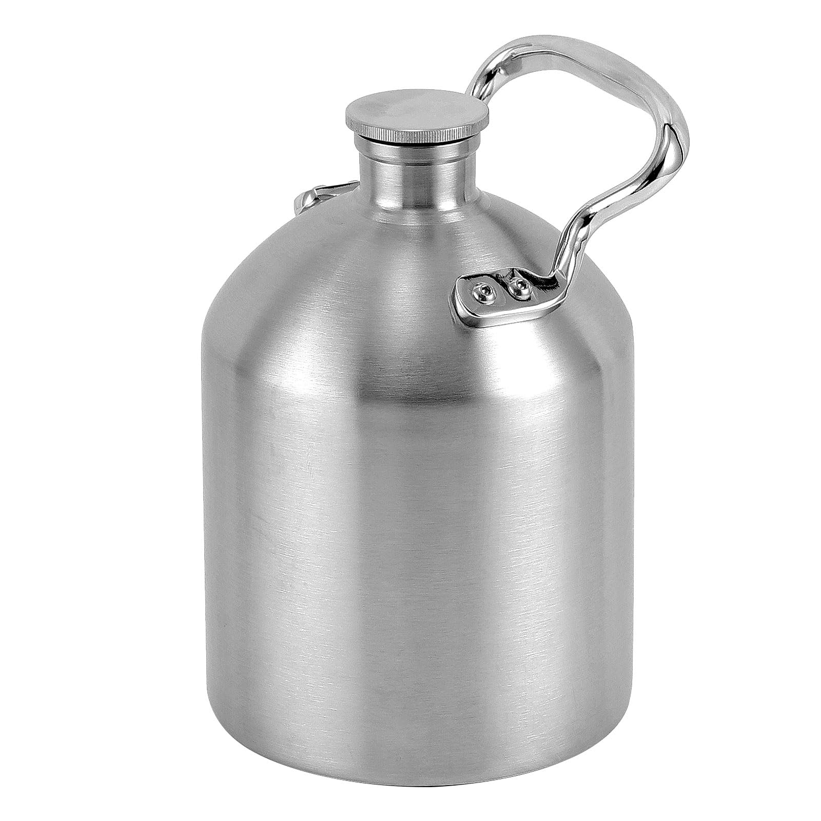 KEG STORM Stainless Steel Protable Beer Water Mini Keg Beer Container for Drinking Carrying 2L