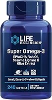 Vista 1 de Tabletas Life Extension Super Omega 3 o DHA con lignanos de sésamo y extracto de aceituna, 240 unidades, 737870161929, 1, 1