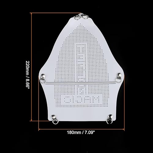 Miniatura 2 de HARFINGTON 2pcs Cubierta de hierro antiadherente zapato de hierro PTFE herramienta asistente de hierro eléctrico herramienta de hierro único placa