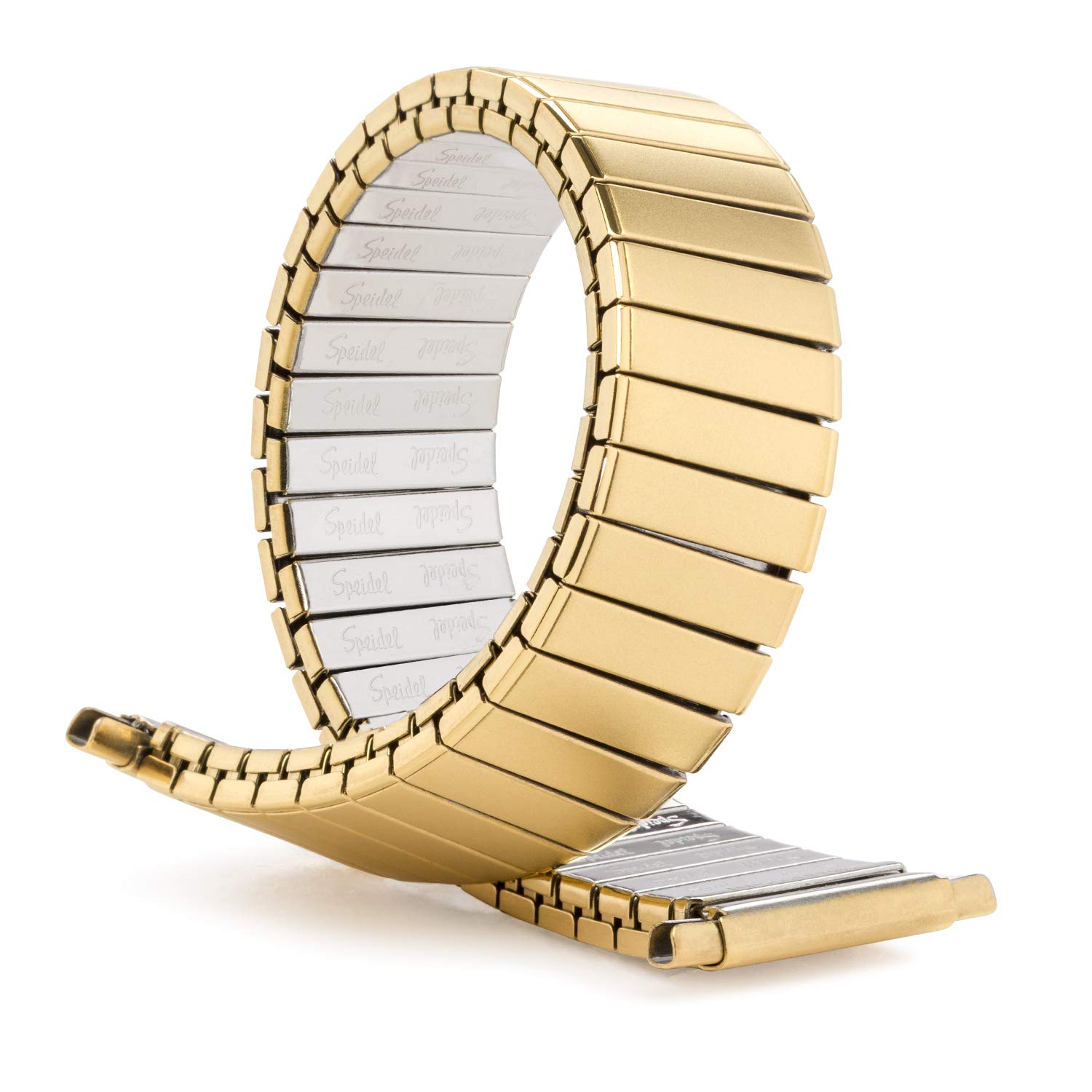 Speidel Menââ‚¬â„¢s Twist-O-Flex Gold-Tone Stainless Steel Stretch Metal Replacement Expansion Watch Band with Self-Adjusting Curved Ends for 16mm 17mm 18mm 19mm 20mm 21mm 22mm timepieces (B07HNVCLRY) Amazon Price History, Amazon Price Tracker