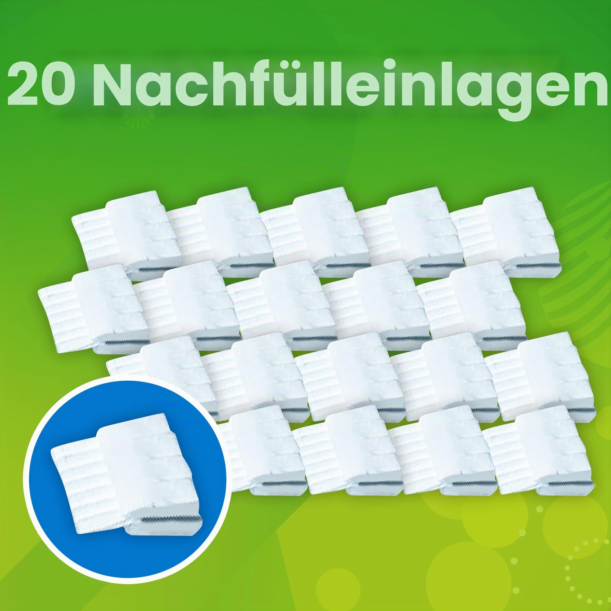 Fresh Brush WC-Reinigungssystem, nachfüllbar, 20 Stück