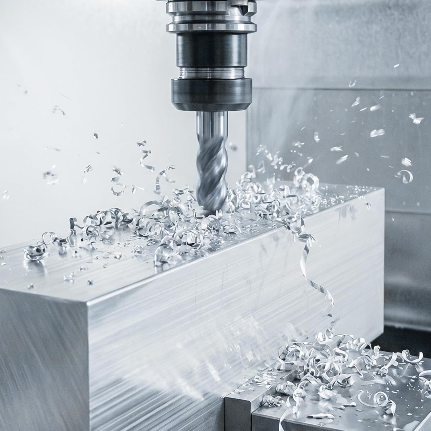 MANCHAP 4 PCS 2 x 2 x 6 inch Aluminum Flat Bar, 6061 Square Aluminum Bar Stock for Industrial, Machining, DIY Craft