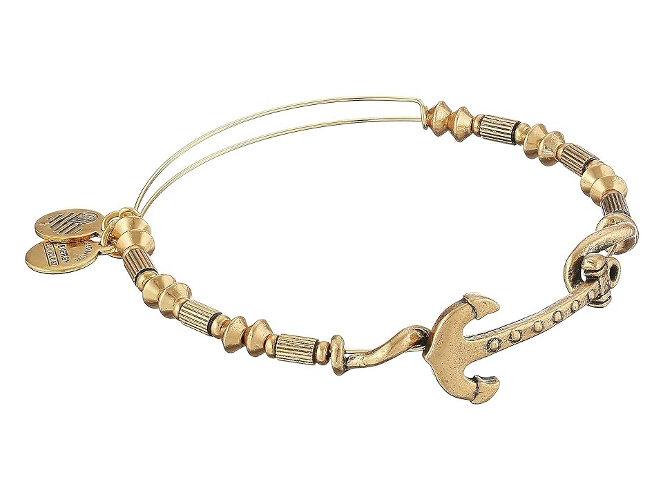 

Alex and Ani Anchor Horizontal Expandable Wire Bangle (Rafaelian Gold Finish) Bracelet