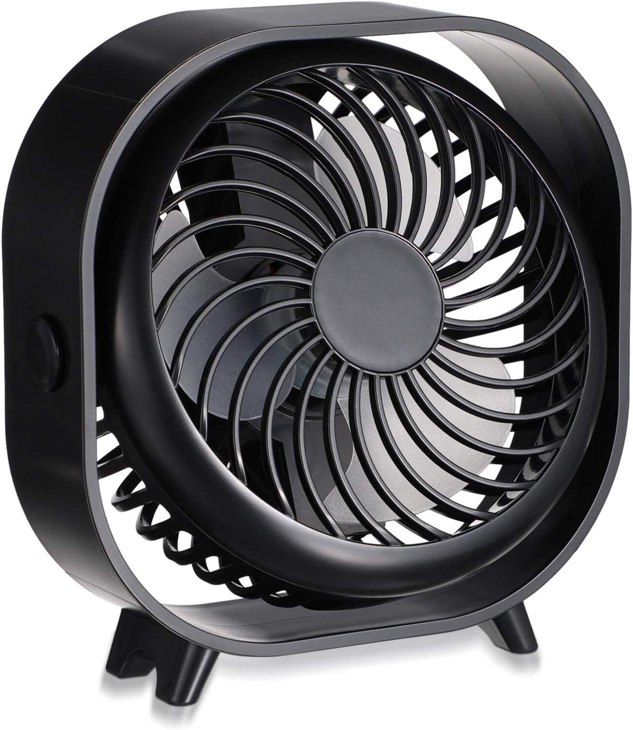 Portable Fan Power Bank Rechargeable Desk Fan Mini Cool for Office Home Dorm 2000mah