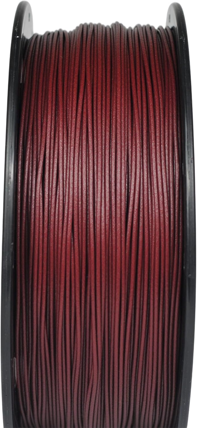 RANKI Wood PLA Filament 1.75mm 3D Printer Filament Rosewood, Real Wood Infill, 1kg Spool (Rosewood)