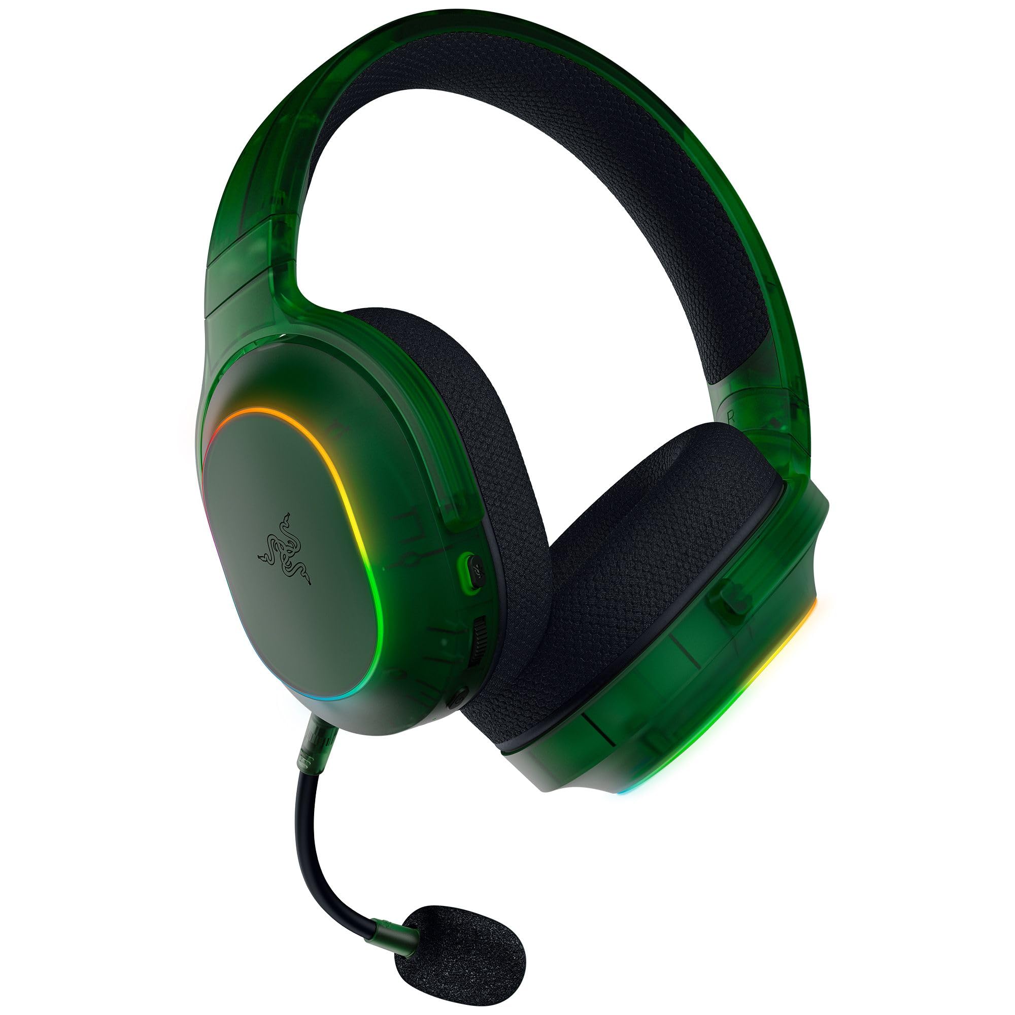Razer Barracuda X Phantom Green Edition - bezprzewodowego wieloplatformowego zestawu słuchawkowego do gier (285 g, przetwornik TriForce 40 mm, HyperSpeed i Bluetooth) Phantom Green