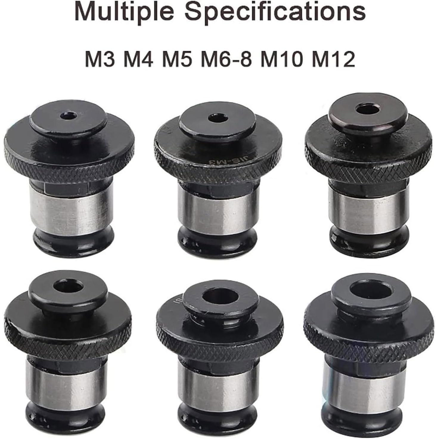 Maschiatrice Pneumatica Portatile, Punta Da Trapano Pneumatica Reversibile Con 6 Mandrini Autobloccanti, Trapano a Pistola Ad Aria Compressa Da 1/4" 700-2000 Giri/min. Velocità Regolabile