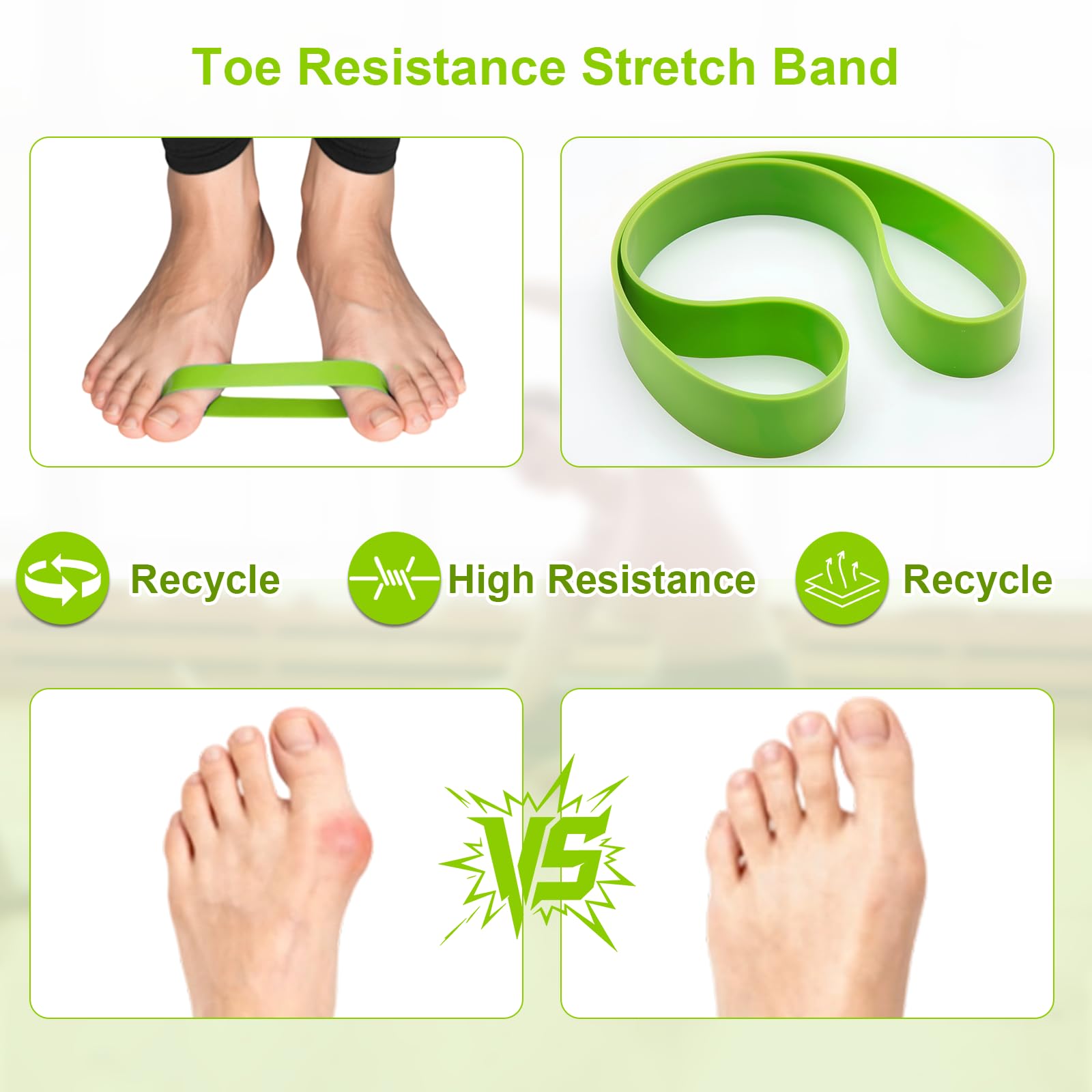 4 in 1 Kork Balance Board Set - Fußstärker & Knöchelstabilitätstrainer mit Roller, Massageball & Zehenbänder - Sturzprävention Kompaktes Wackelbrett für Heimphysio, Büro & Senioren