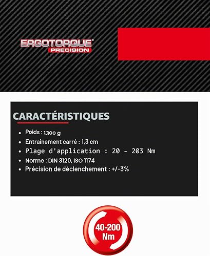 KS Tools 516.6542 1/2" Chiave dinamometrica ERGOprec c.testa a cricco reversibile,20-200Nm - 3