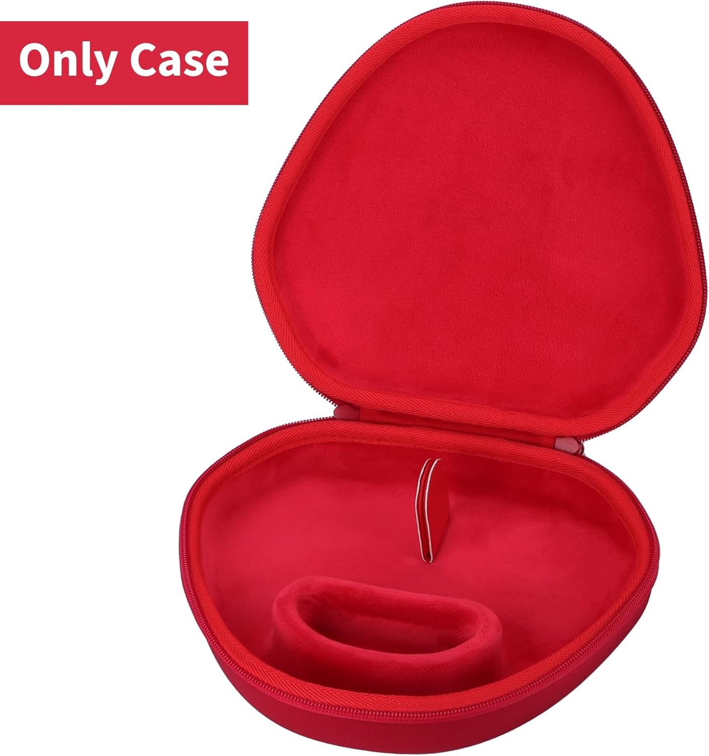 Hard Carrying Case with Sleep Mode Replacement for Apple AirPods Max Wireless Over-Ear Headphones (Red)