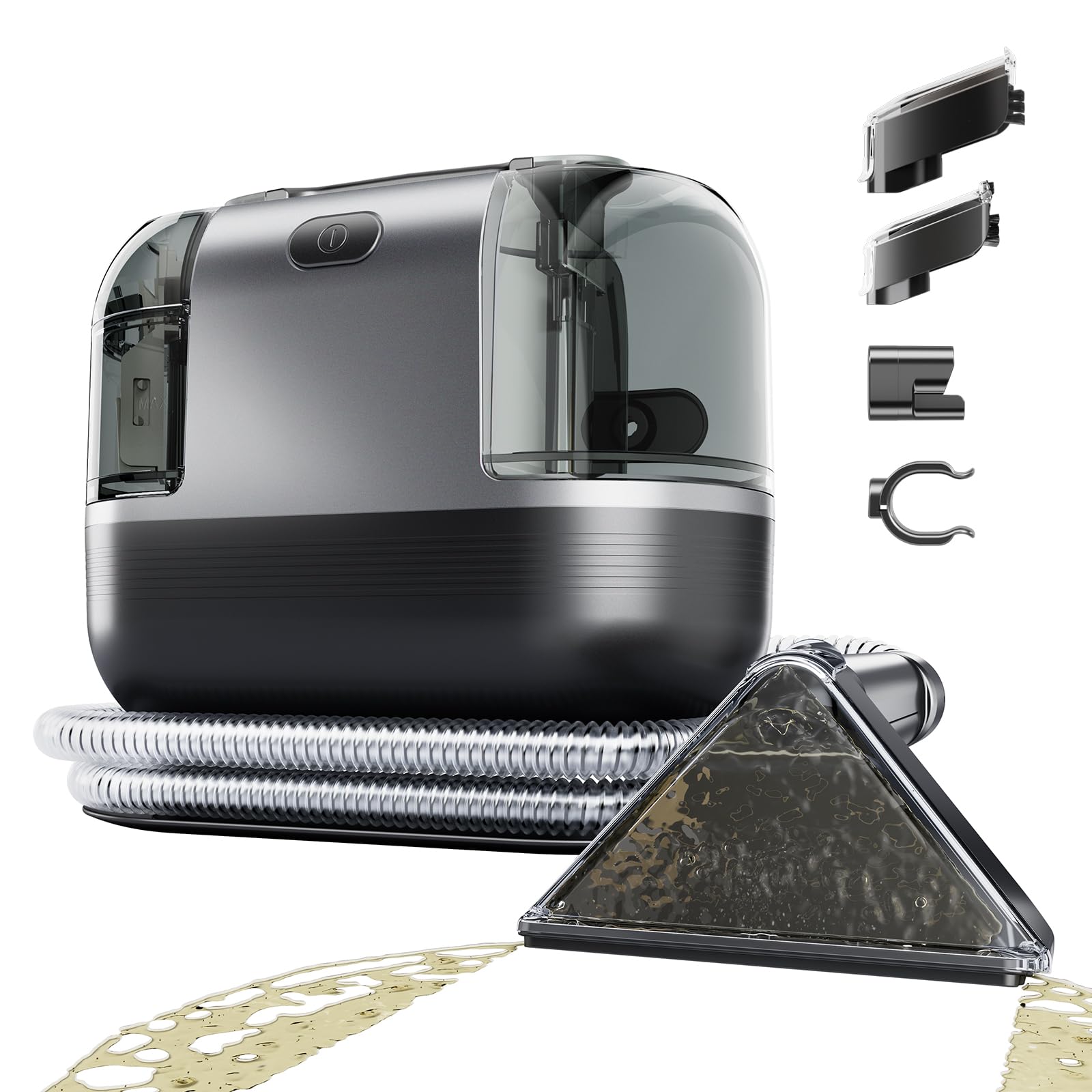 Amazon.de 22Kpa 600W Polsterreiniger Gerät für Teppich Waschsauger für