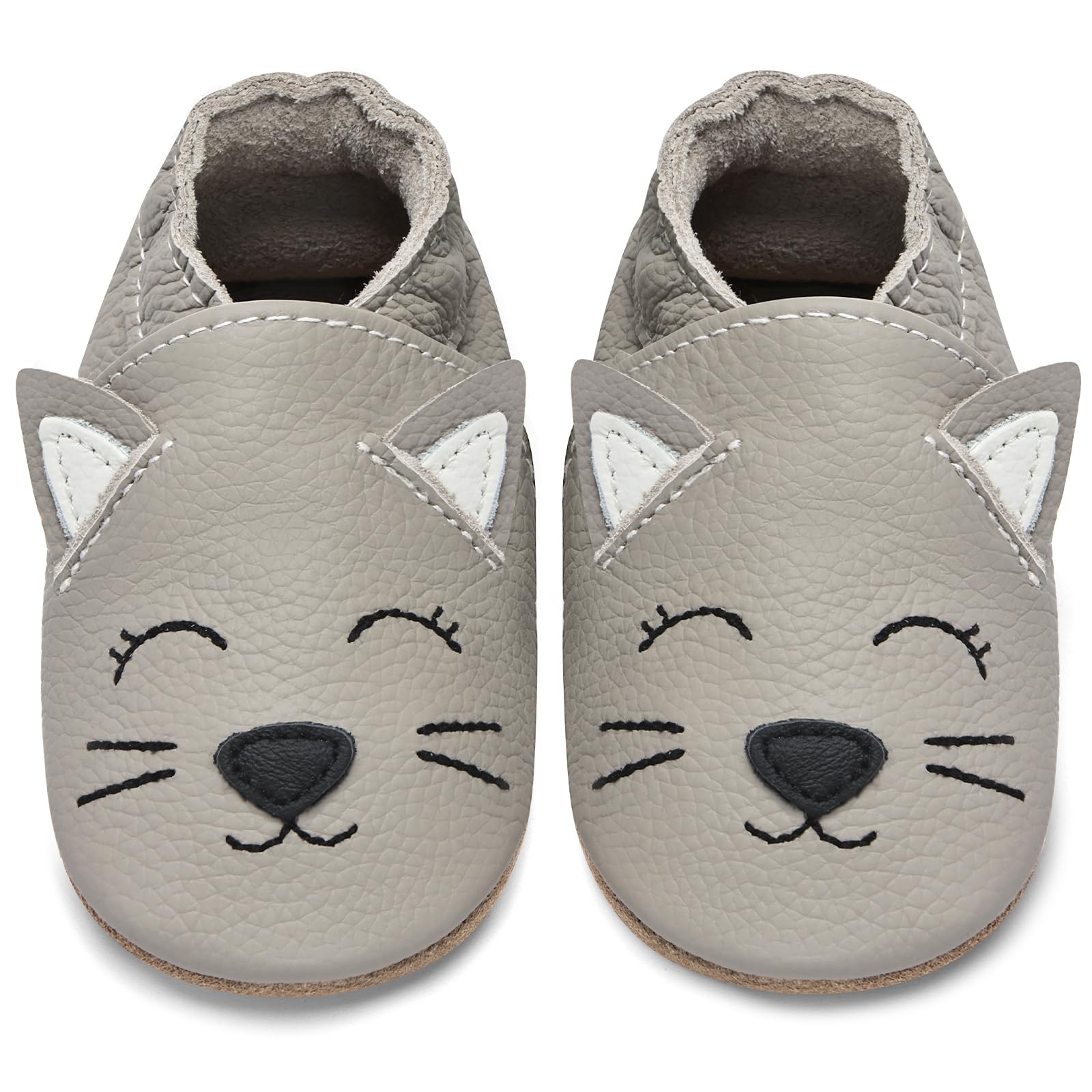 IceUnicorn Krabbelschuhe Baby Lauflernschuhe Jungen Weiche Leder Babyschuhe Kleinkind Lederschuhe mädchen Babyhausschuhe