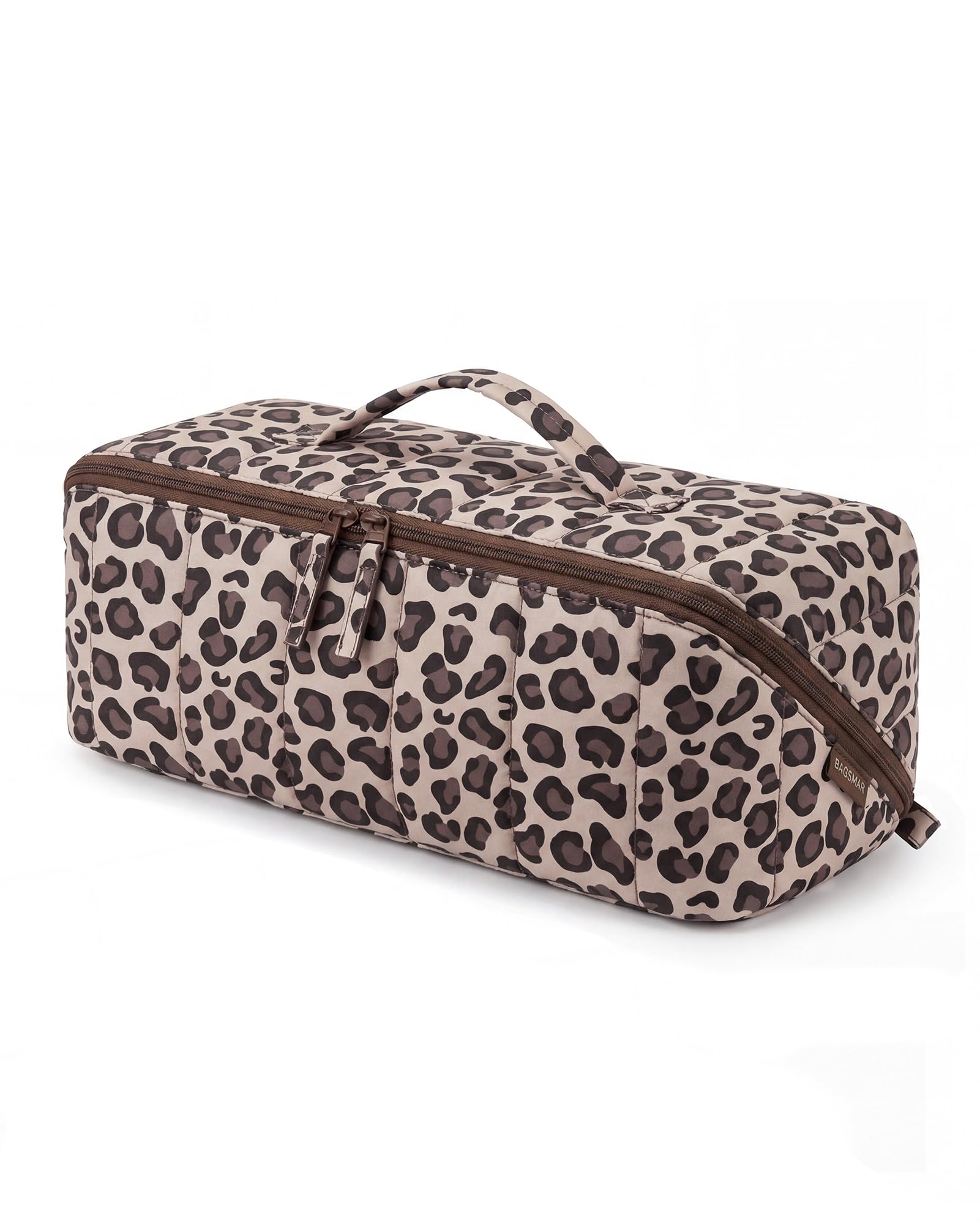 BAGSMART Travel Hair Tool Organizer with Heat-Resistant Mat