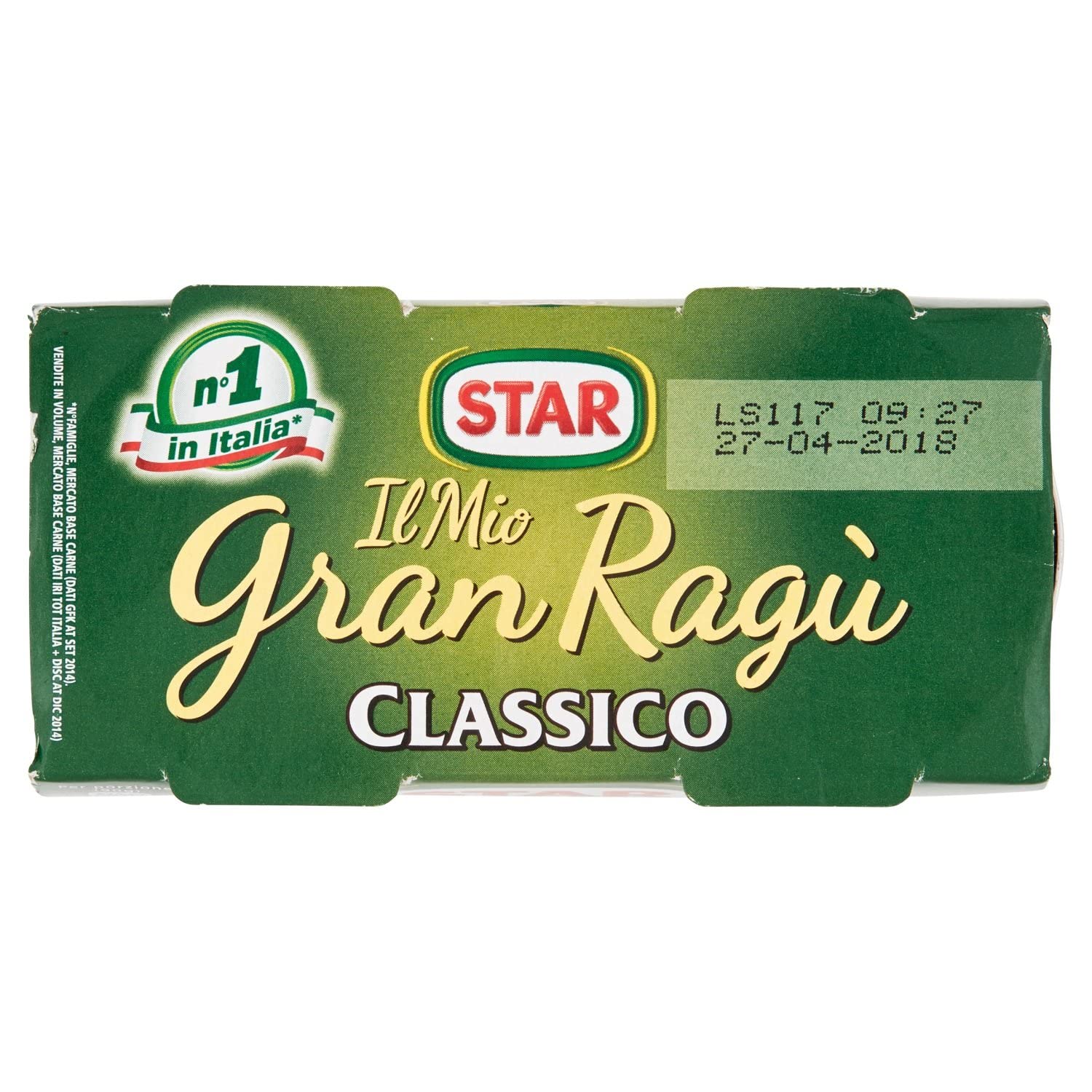 4x Il mio Gran Ragù Star Classico sauce tomate italienne sauce tomate 2x 180g
