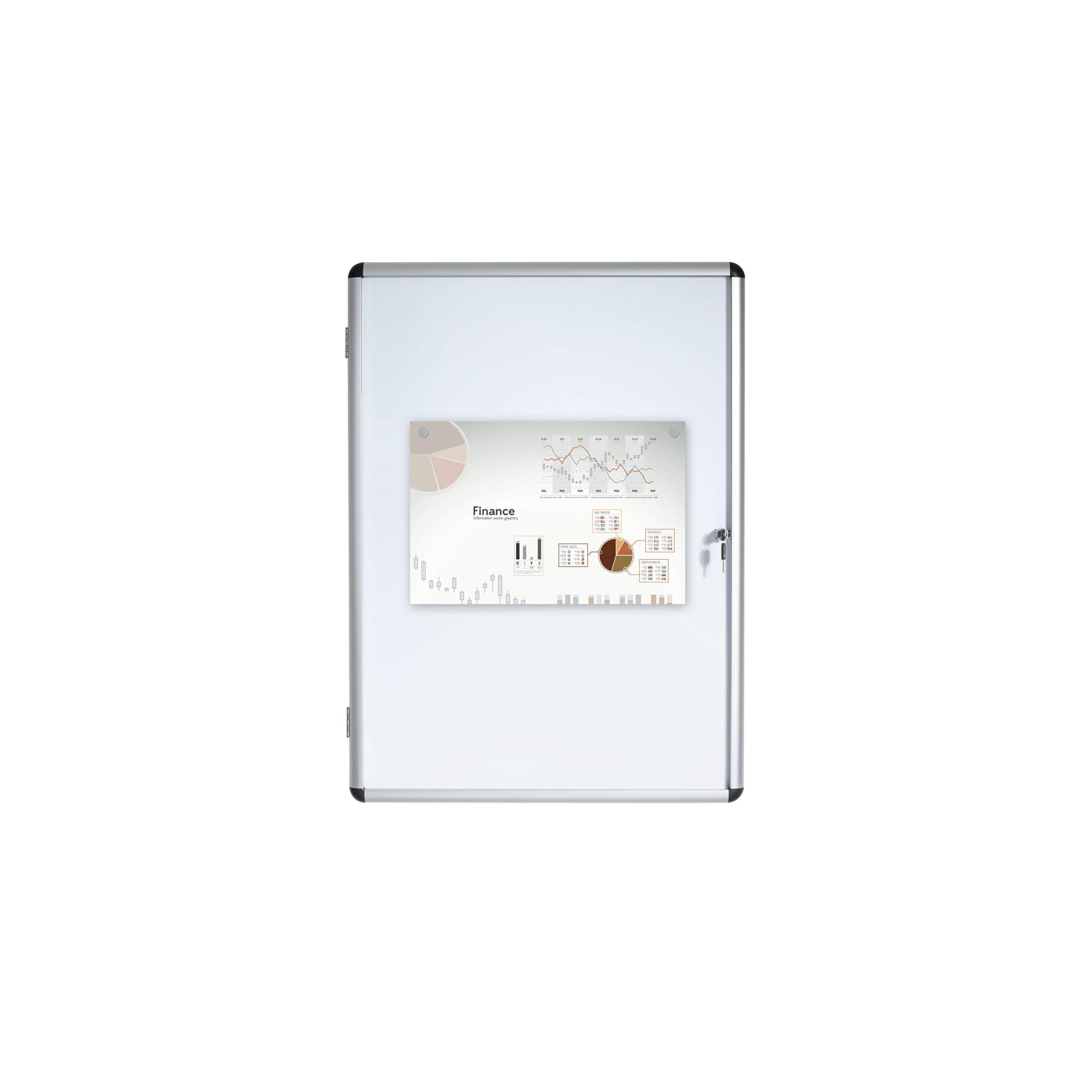 FORAY® Mini Magnetic Dry-Erase Board With Aluminum Frame - View #9