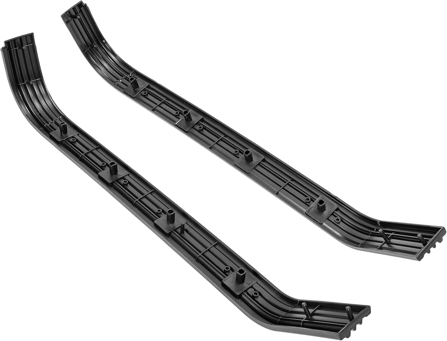 HECASA Rear Bumper Molding Trim Compatible with 1988-2000 Chevy Chevrolet GMC C/K 1500 2500 3500 Tahoe Blazer Yukon Fleetside/Styleside Pair Replace for GM1158327, GM1159327, 15574115, 15574116