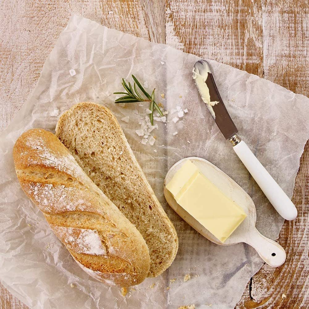Molde Perforado para Pan Francés o Mini Baguettes - Bandeja para Hornear 4 Panecillos - Acero al Carbono