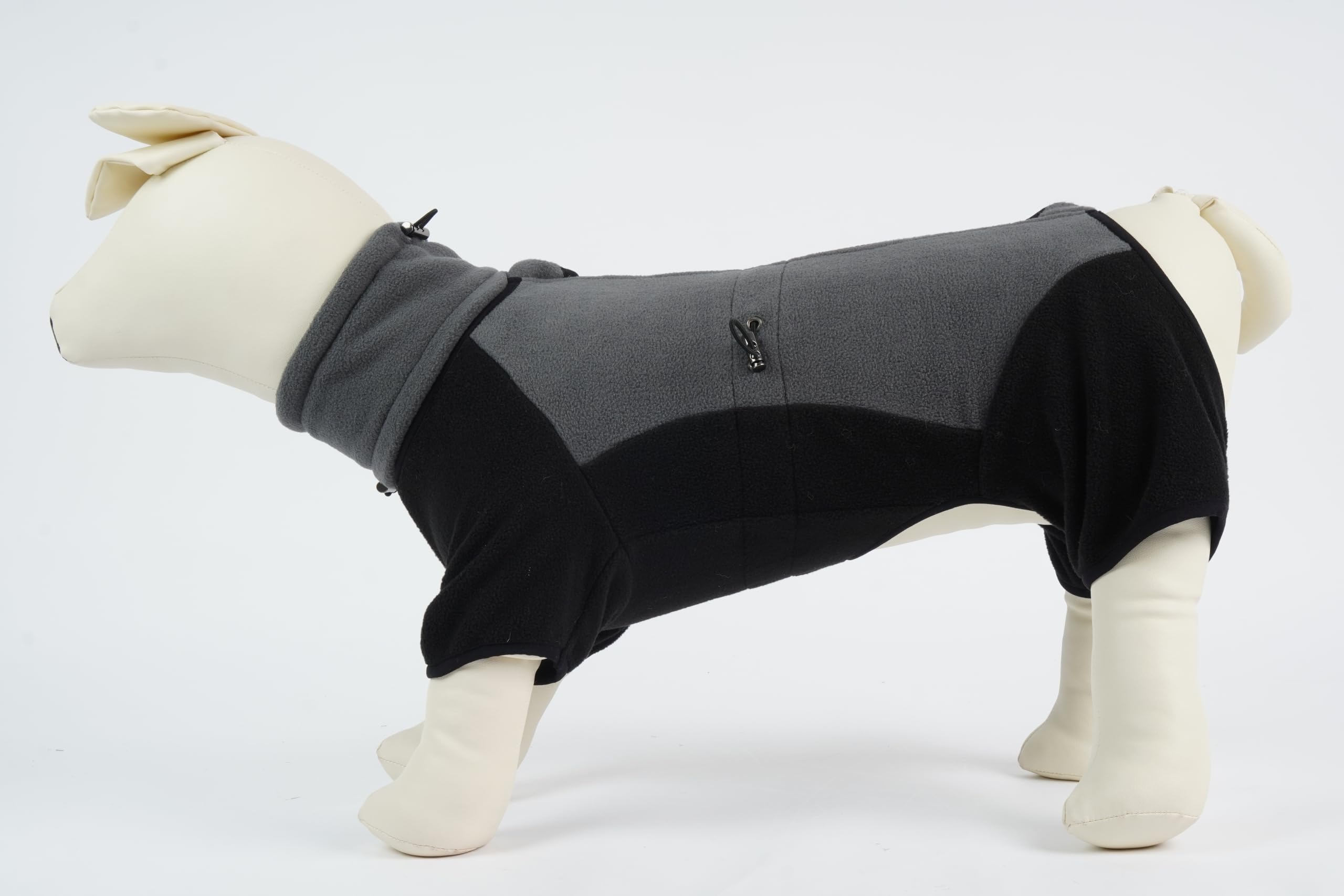 Onesie for Small Dogs, Jacket for Small Dog Body Warmers Chihuahua Coat Thermal Winter Clothes Fleece Lined Full Body Coats With Legs Chihuahua Jumper(Grey, XS) — image 1