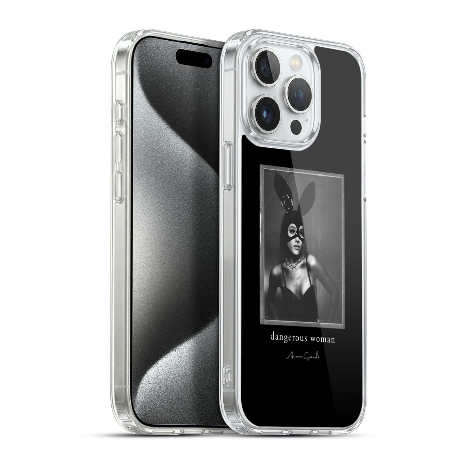 Coque iPhone 15 Pro Max Ariana Grande Anti-Rayures Solide et Compatible Chargeur MagSafe - 8