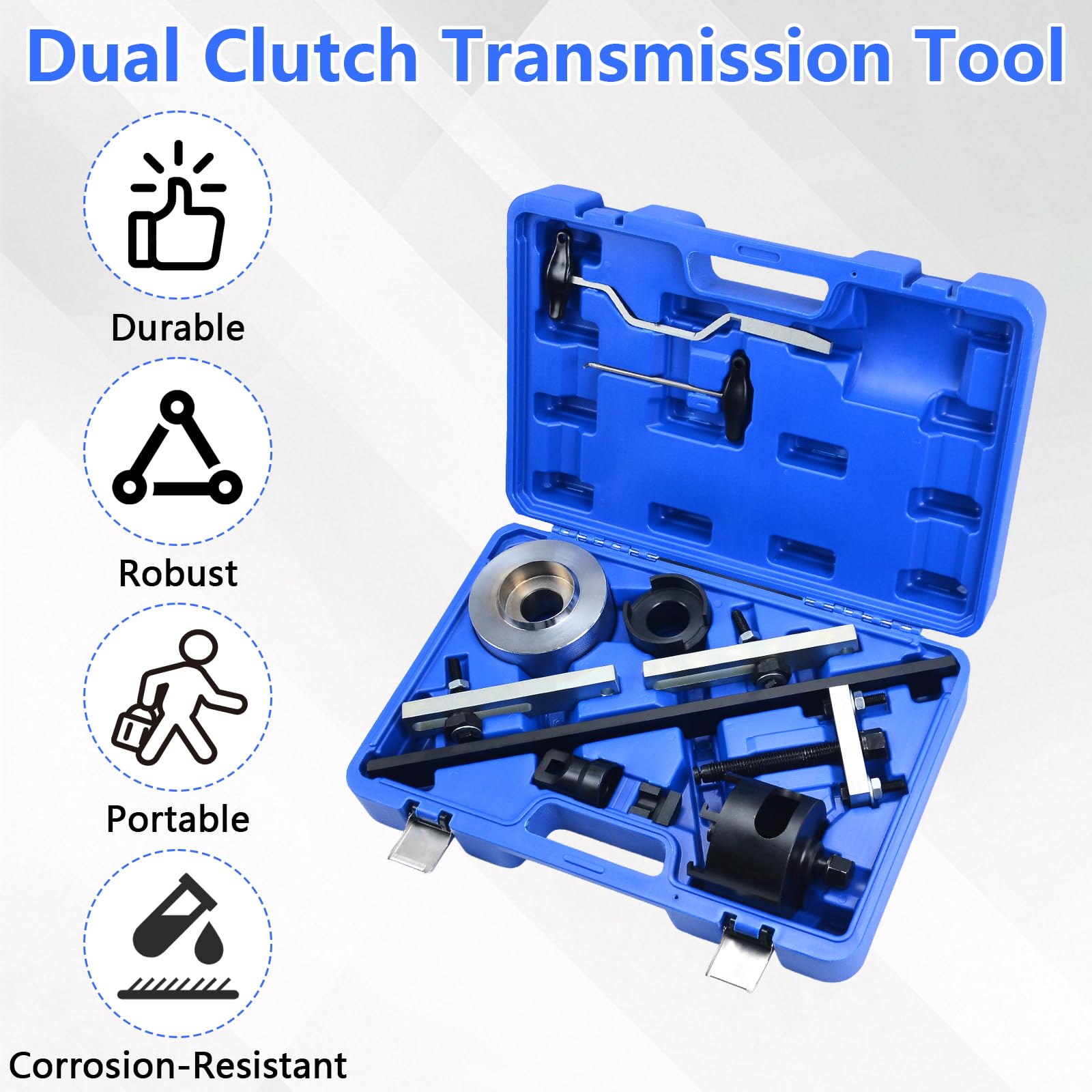 Juego de herramientas de montaje y desmontaje para transmisión DSG de 7 velocidades para VW y Audi – Compatible con transmisión VAG T10323 T10373 T10376 T40100 T10407 T10466 T10374