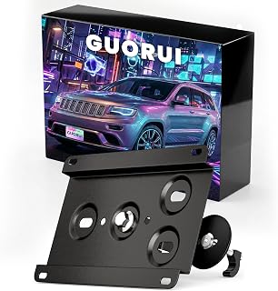 No Drill License Plate Holder Fits Jeep 2011-2022 Grand Cherokee WK2