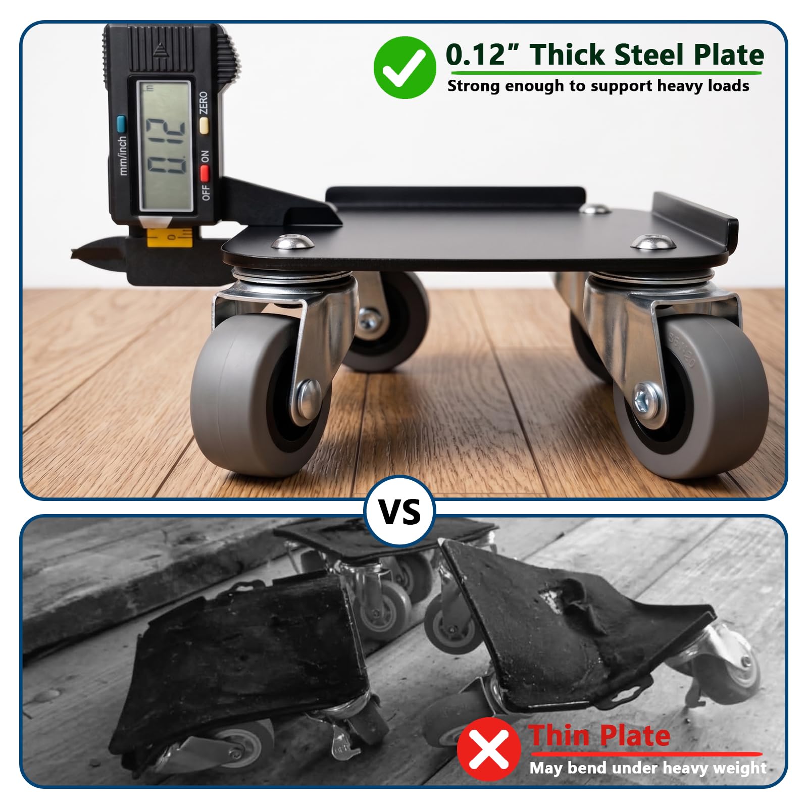 Urvoix Furniture Movers - Heavy Duty Dolly Set -2