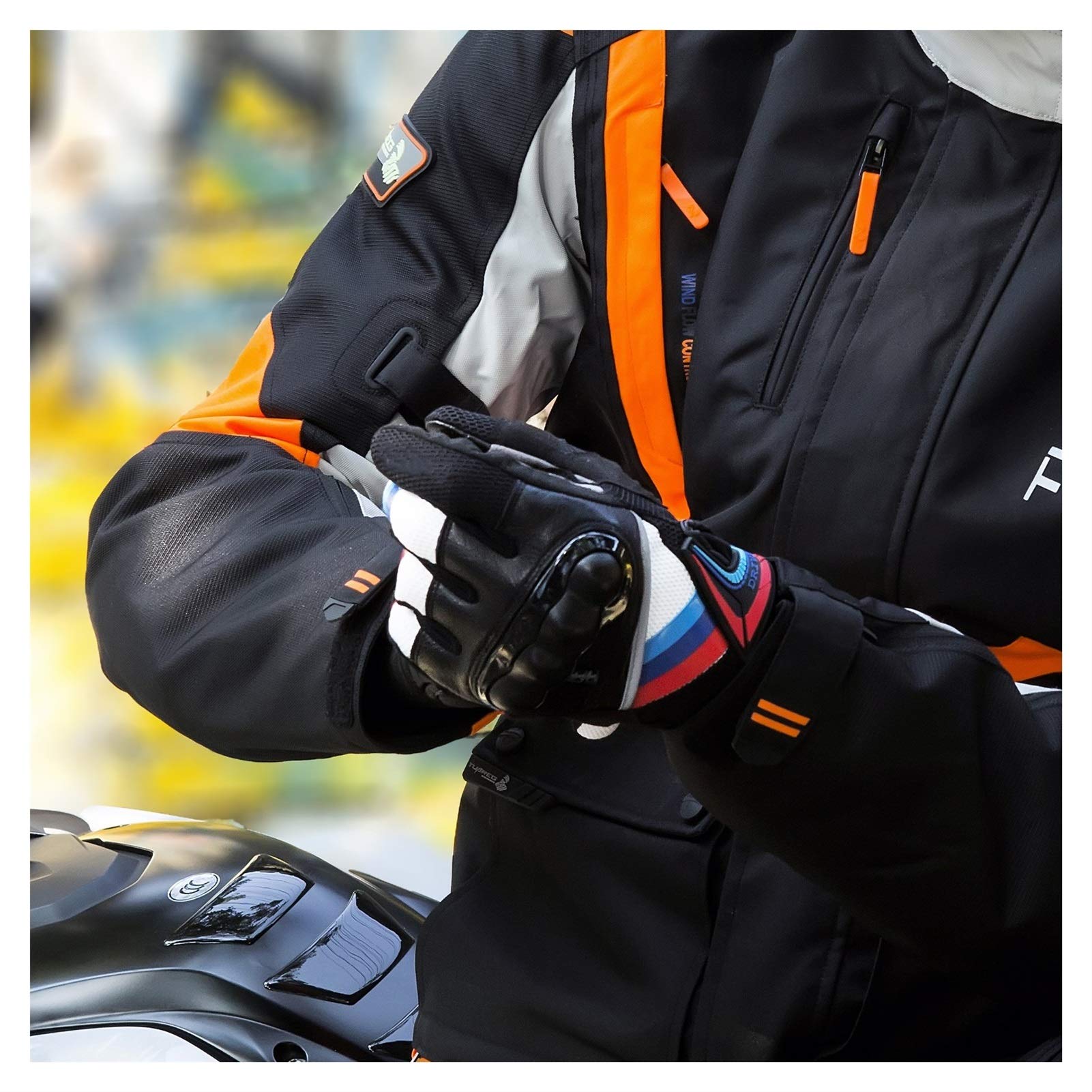 Guanti da ciclismo Guanti da moto Guanti di sicurezza comodi per sport estremi Guanti da guida da corsa all'aperto Guanti da bici