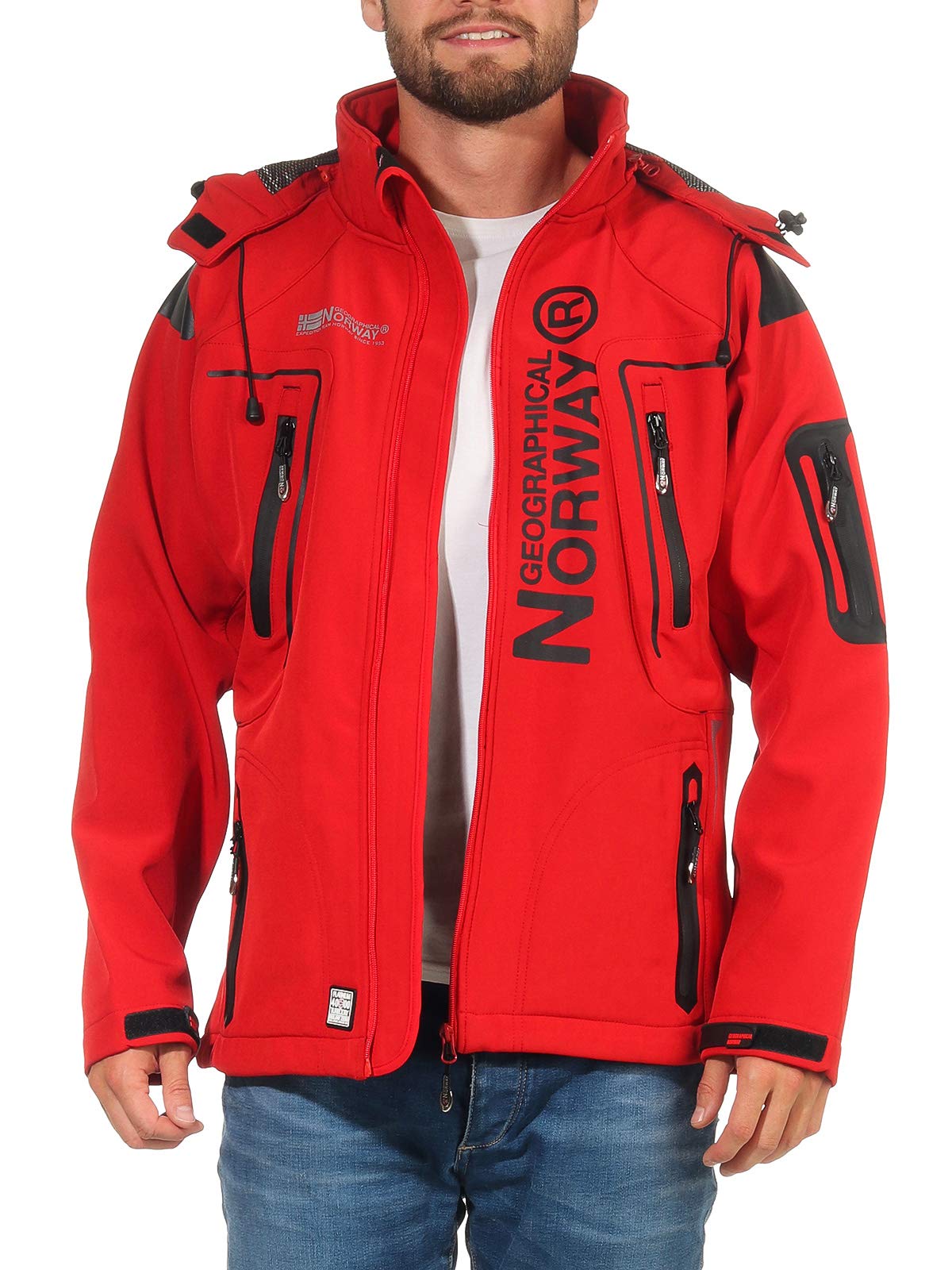 Geographical Norway Męska kurtka softshell leyoley production