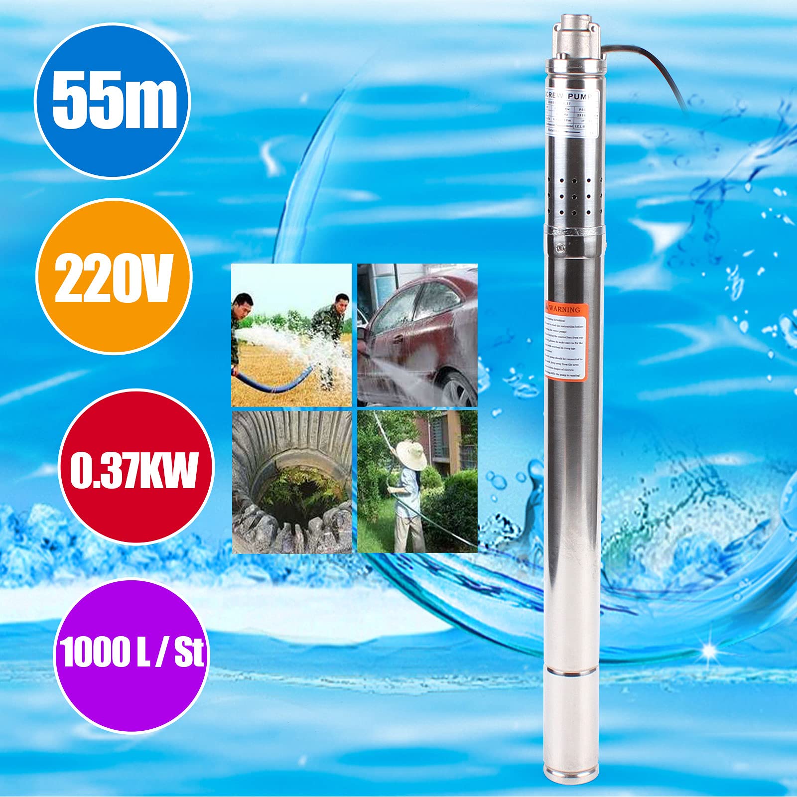 E Recensioni Per VEVOR Pompa Sommergibile Per Pozzi Profondi - Foto 11