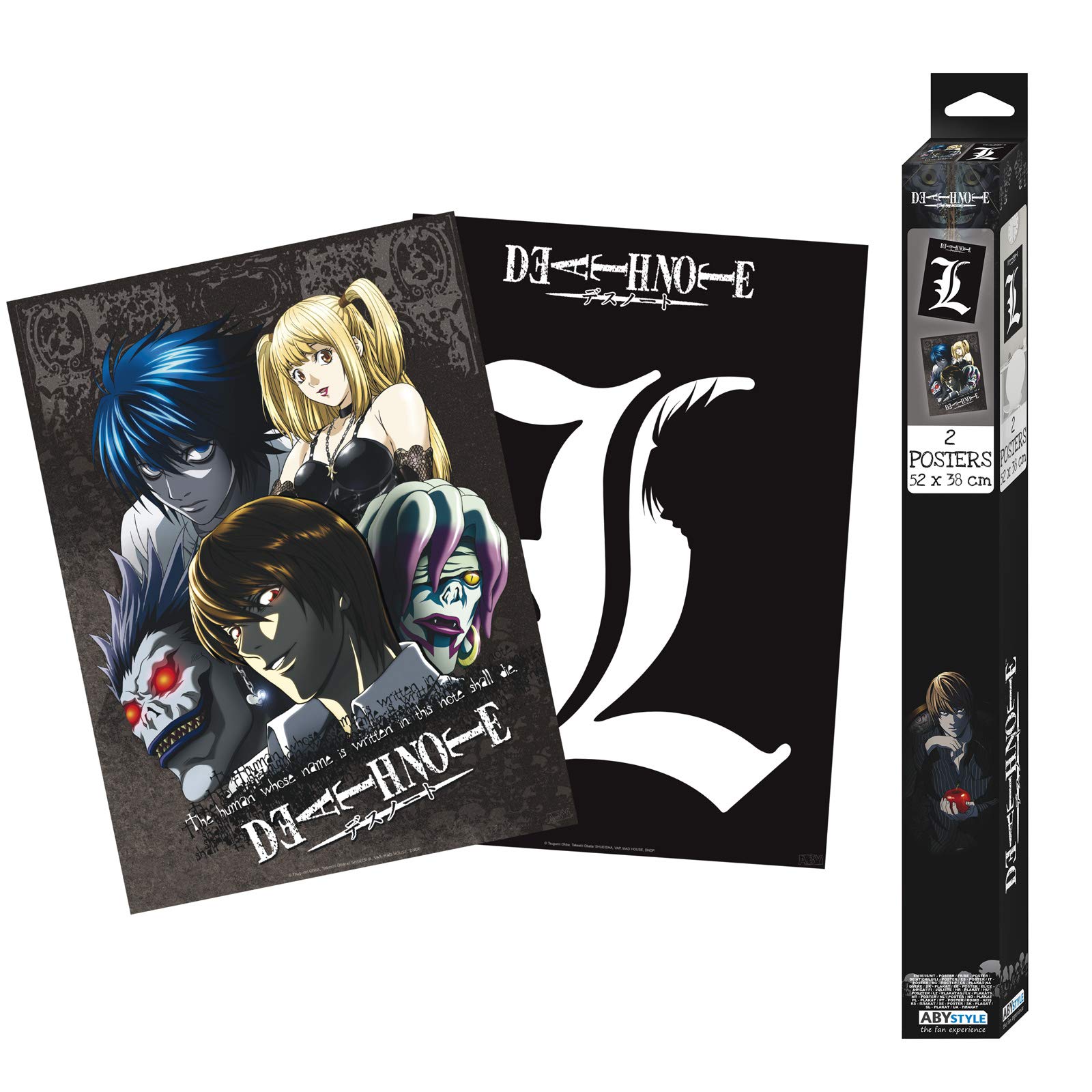 Amazon.com: ABYstyle - DEATH NOTE - Set of 2 Chibi Posters