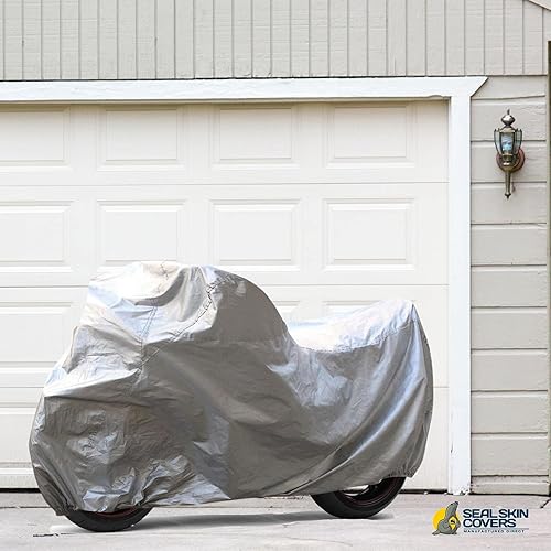Miniatura 2 de Seal Skin Covers - Funda impermeable para motocicleta para todo tipo de clima, protege contra la lluvia, nieve, sol, rayos UV, granizo para