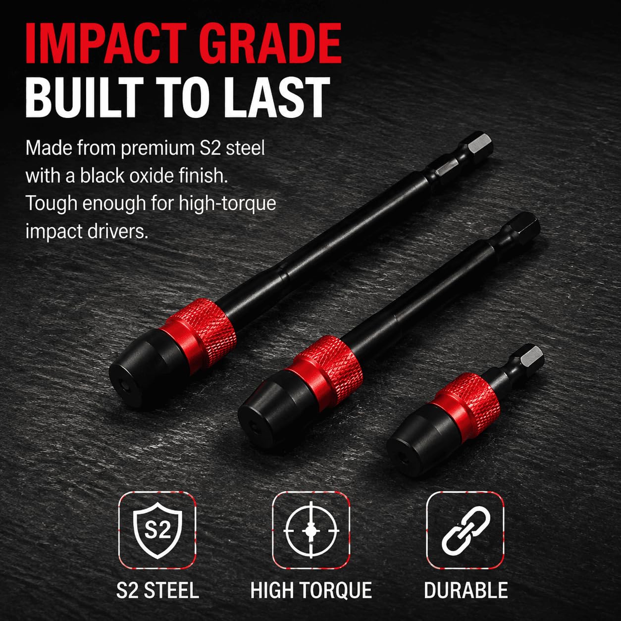 Extensión Broca para Makita DTD152 2014-2026,Soporte Hexagonal 1/4" Acero