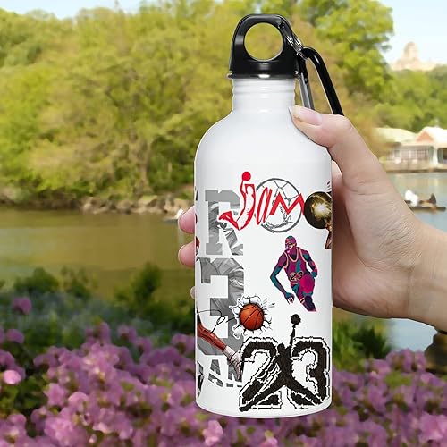 Miniatura 3 de Botellas de agua aisladas de Jordania 20oz las botellas de agua de Michael del acero inoxidable botellas de agua de deportes para la escuela