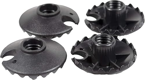 Mons Peak IX Bastones de esquí para senderismo y senderismo, cestas de nieve de barro de 1.969 in (paquete de 4) de repuesto atornilladas